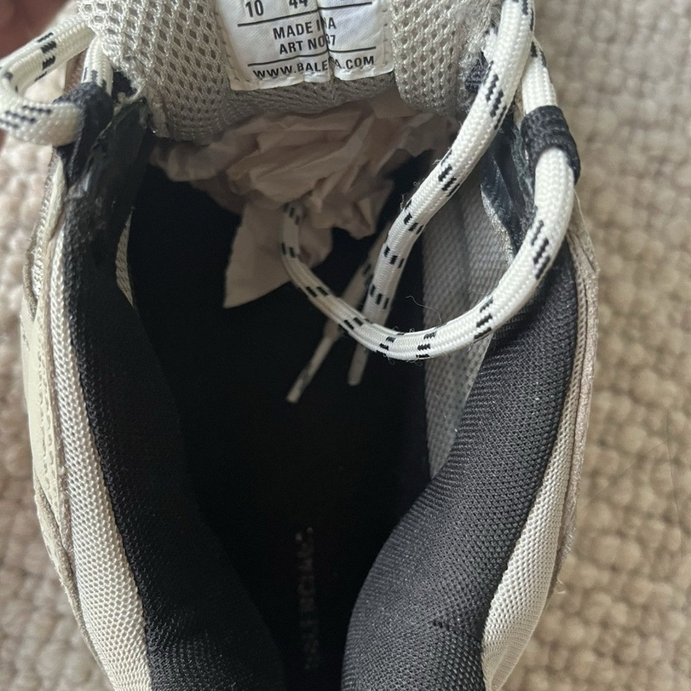 Balenciaga Triple S Neutral Sneakers - Picture 8 of 9